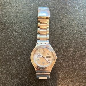 Silver Swatch Watch
